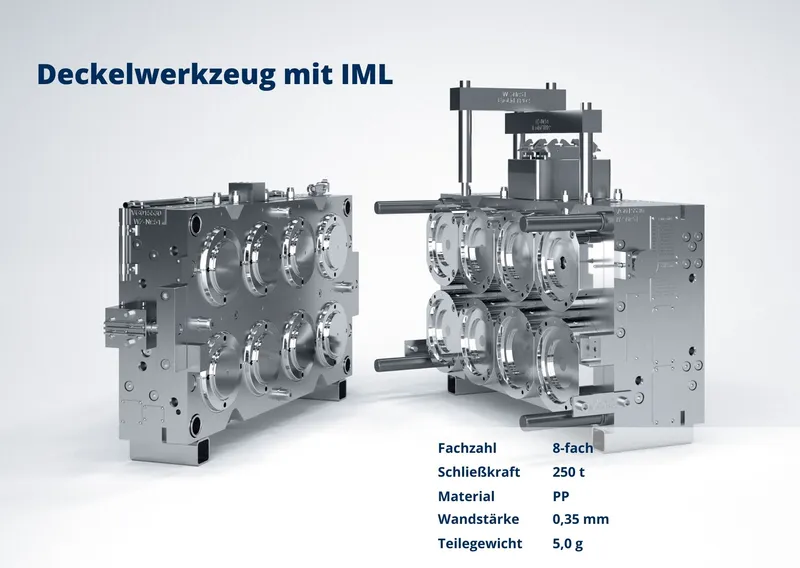 Deckelwerkzeug mit IML