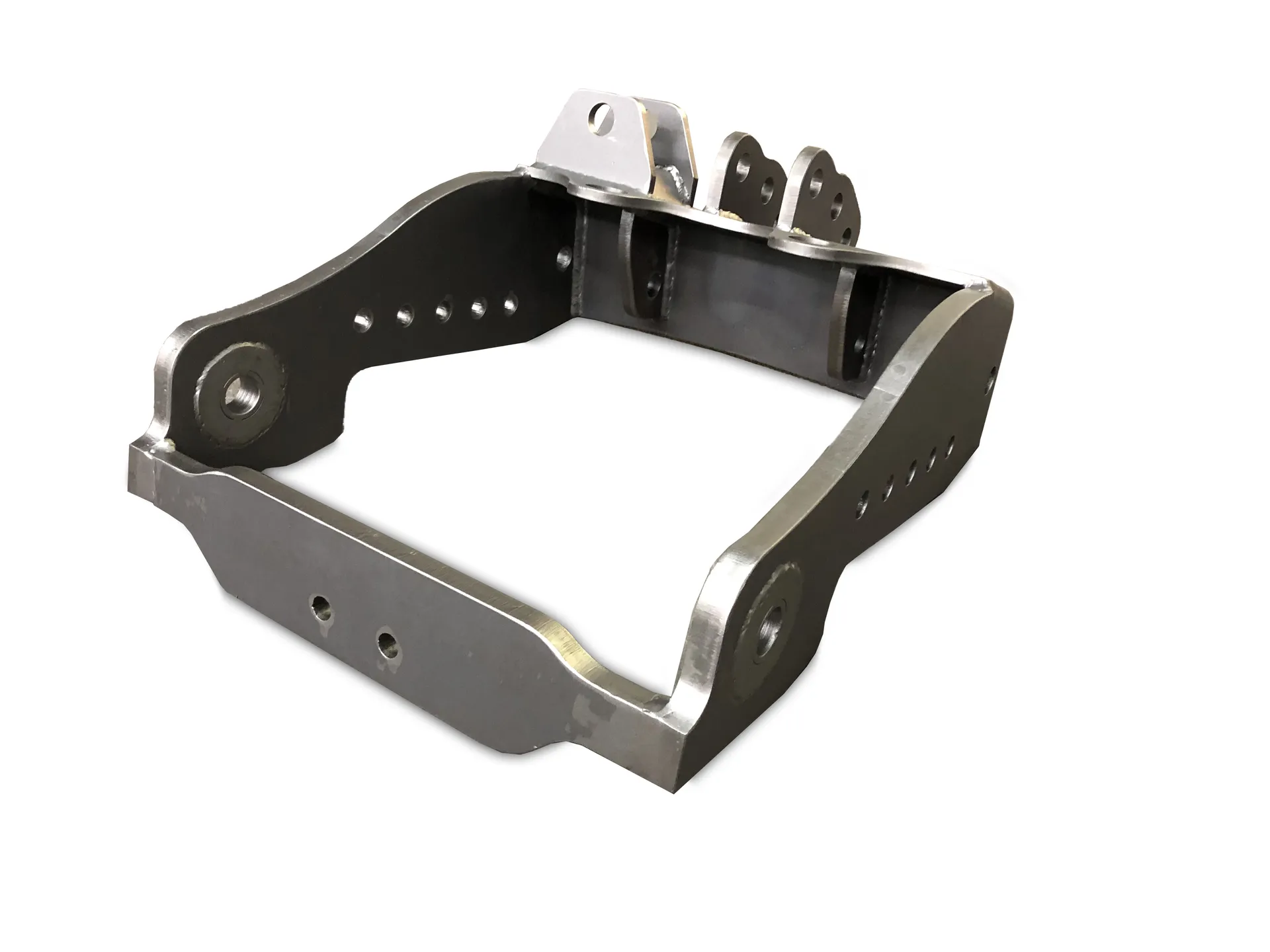 Welded construction for agricultural machine