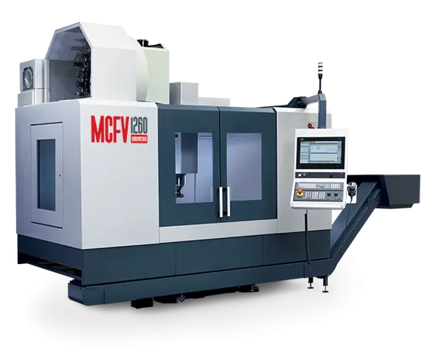 4osy- 2x MCFV 1270 CNC + Otočný stůl Nikken 320