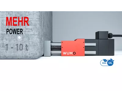 WUMO E-Schieber, ein Ersatz für hydraulische Schieber / Blockzylinder