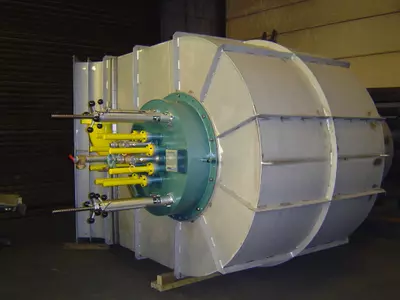 GT-Brenner mit Erdgasbrennereinsatz