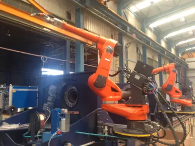 Custom welding machine components