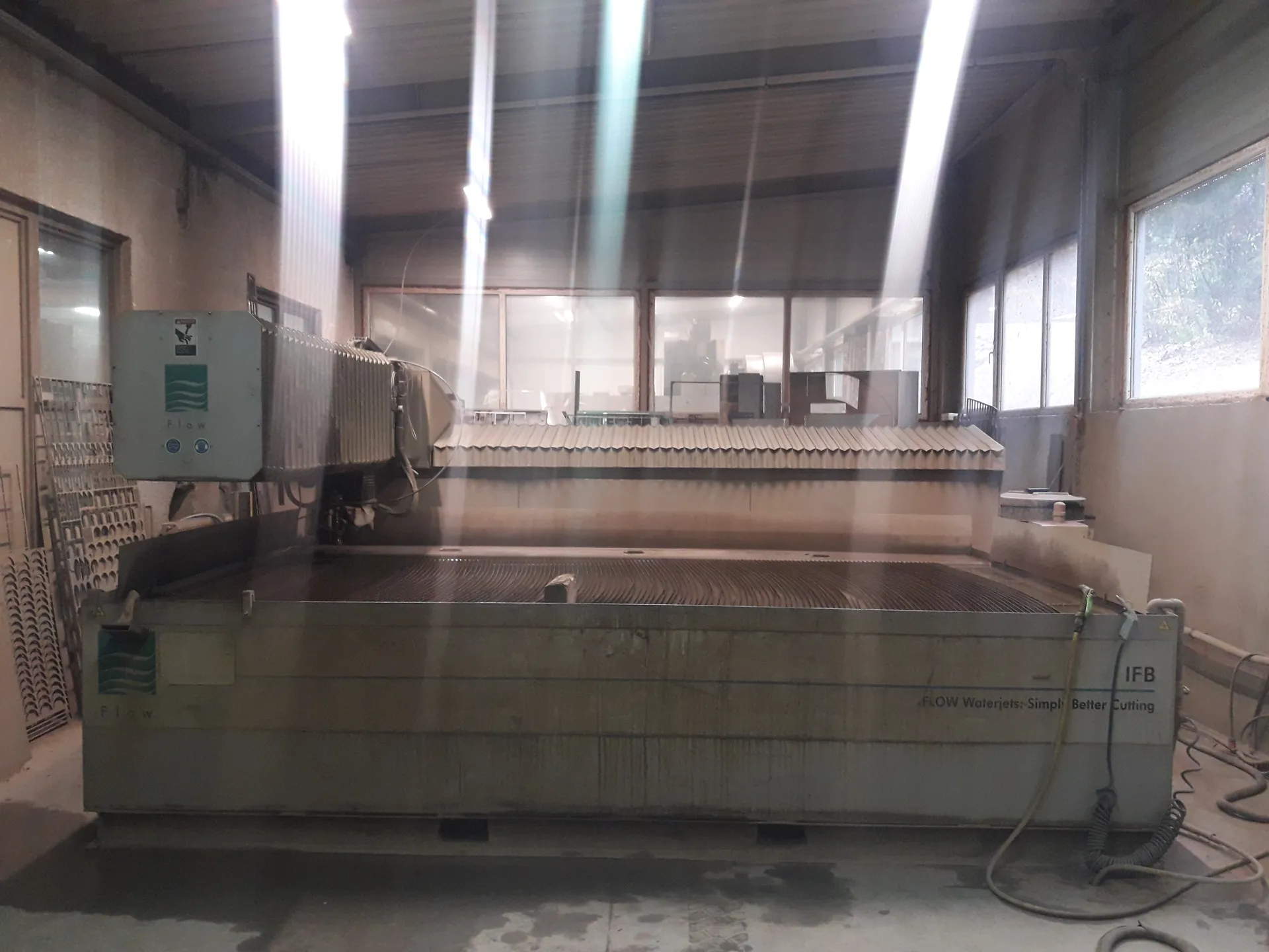 Water jet cutting