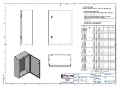 Enclosure Single door