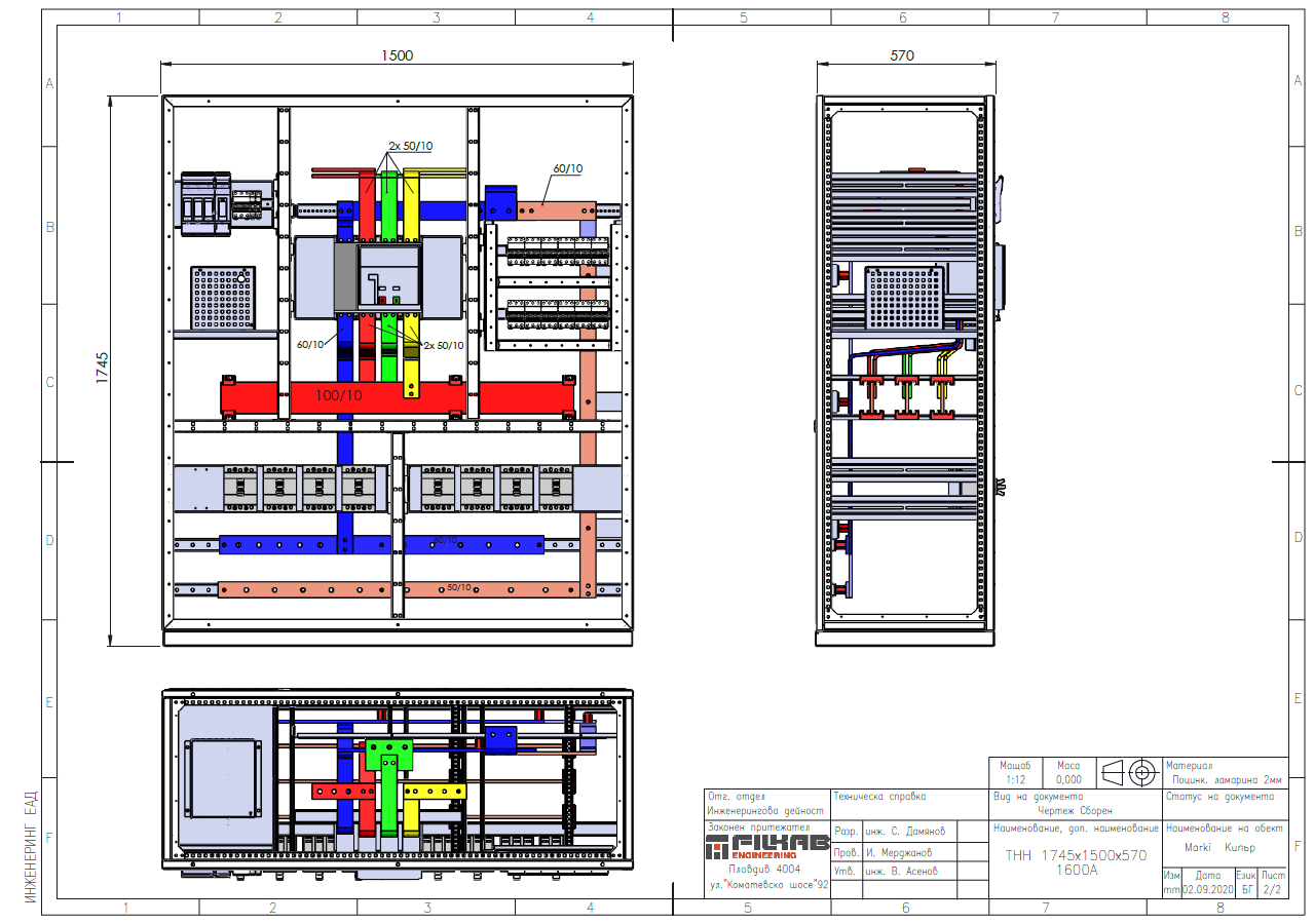 Electrical cabinet type ECLC