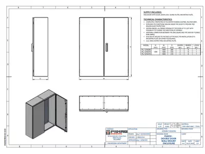 Enclosure Double Door