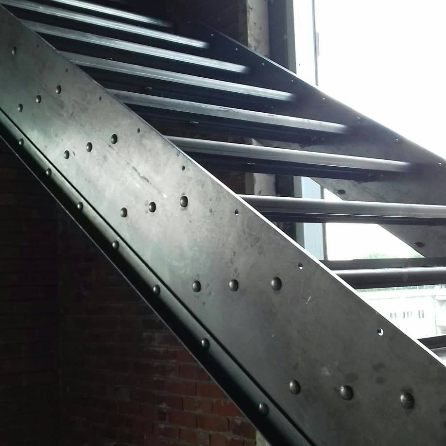 Corteenstahl-Treppe