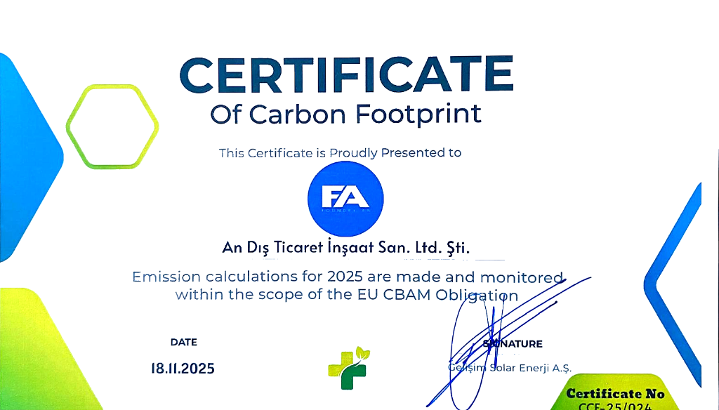 Carbon Footprint Certificate