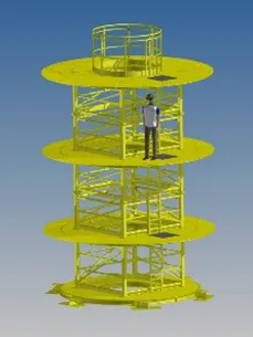 Montagebühne Modular