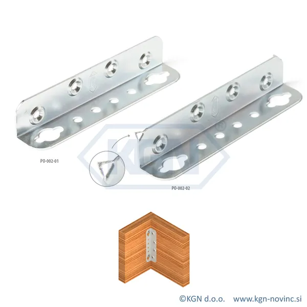 Bed connecting angle