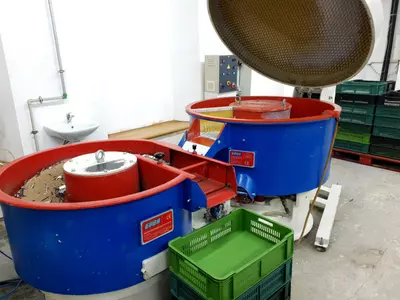 vibratory finishing line