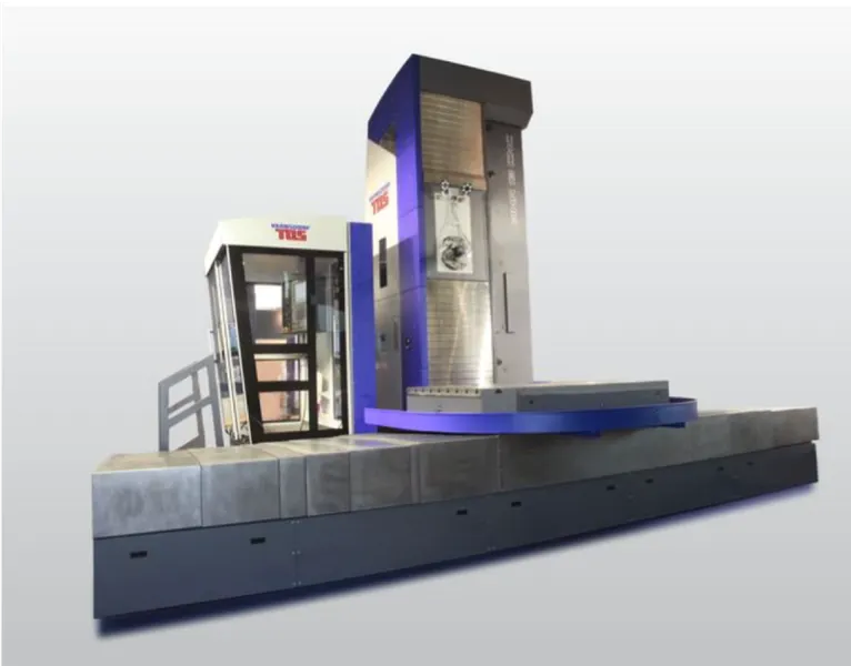 Horizontal milling and boring machine