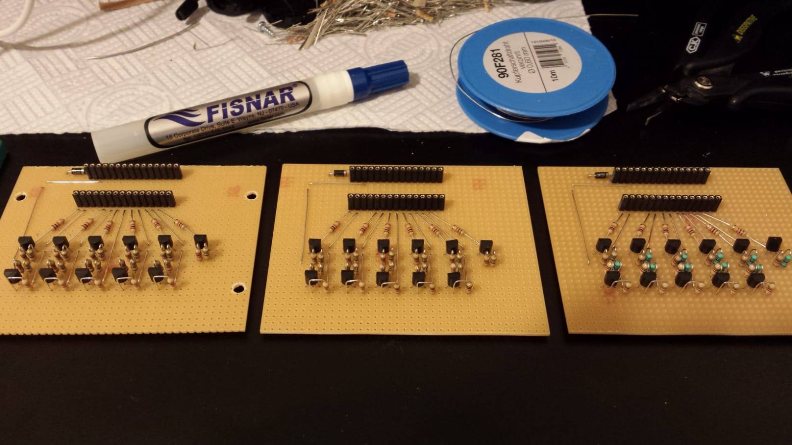 Electronic PCB boards