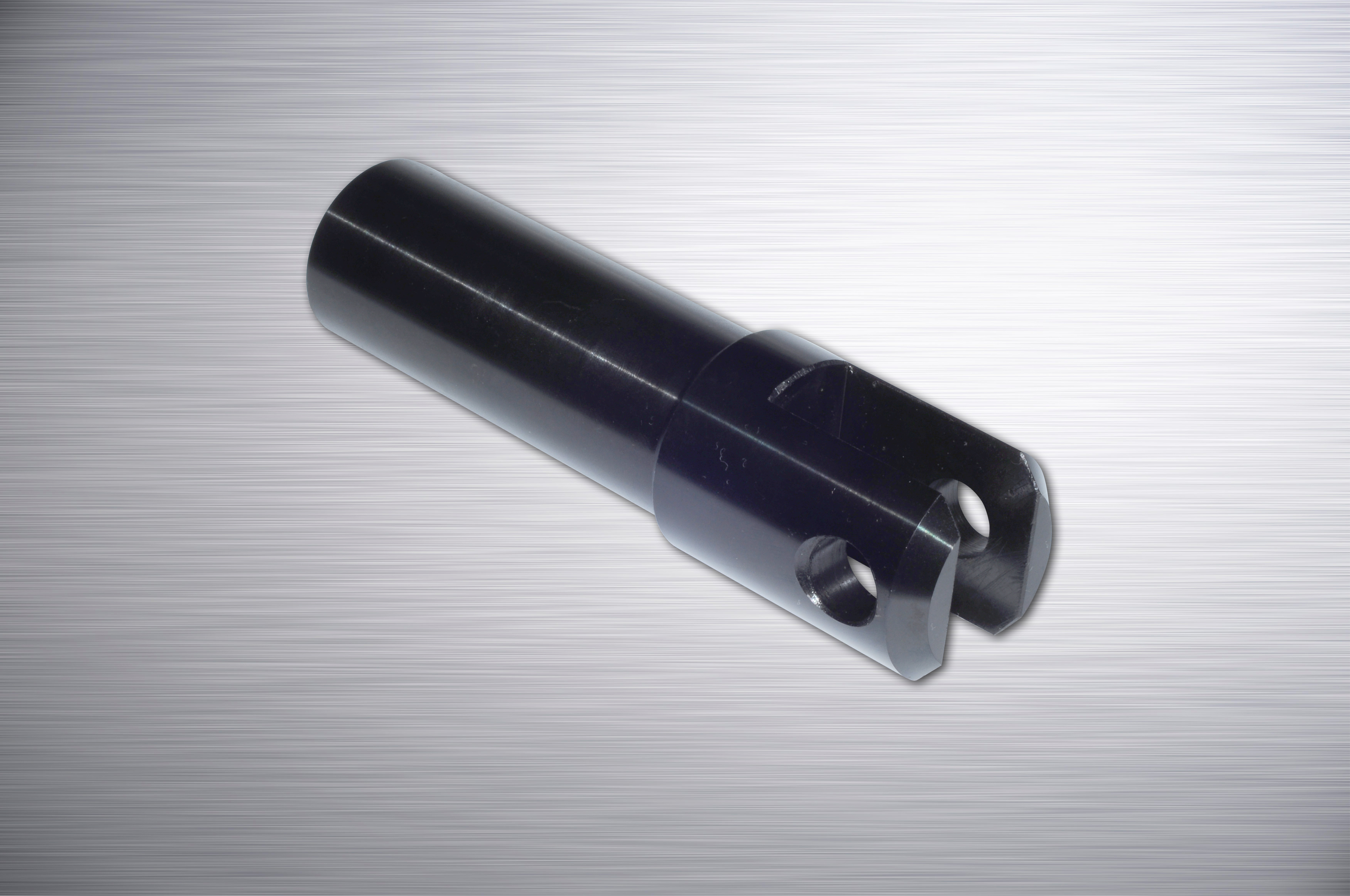 CNC Parts portfolio - Steel , heat treated and surface blued