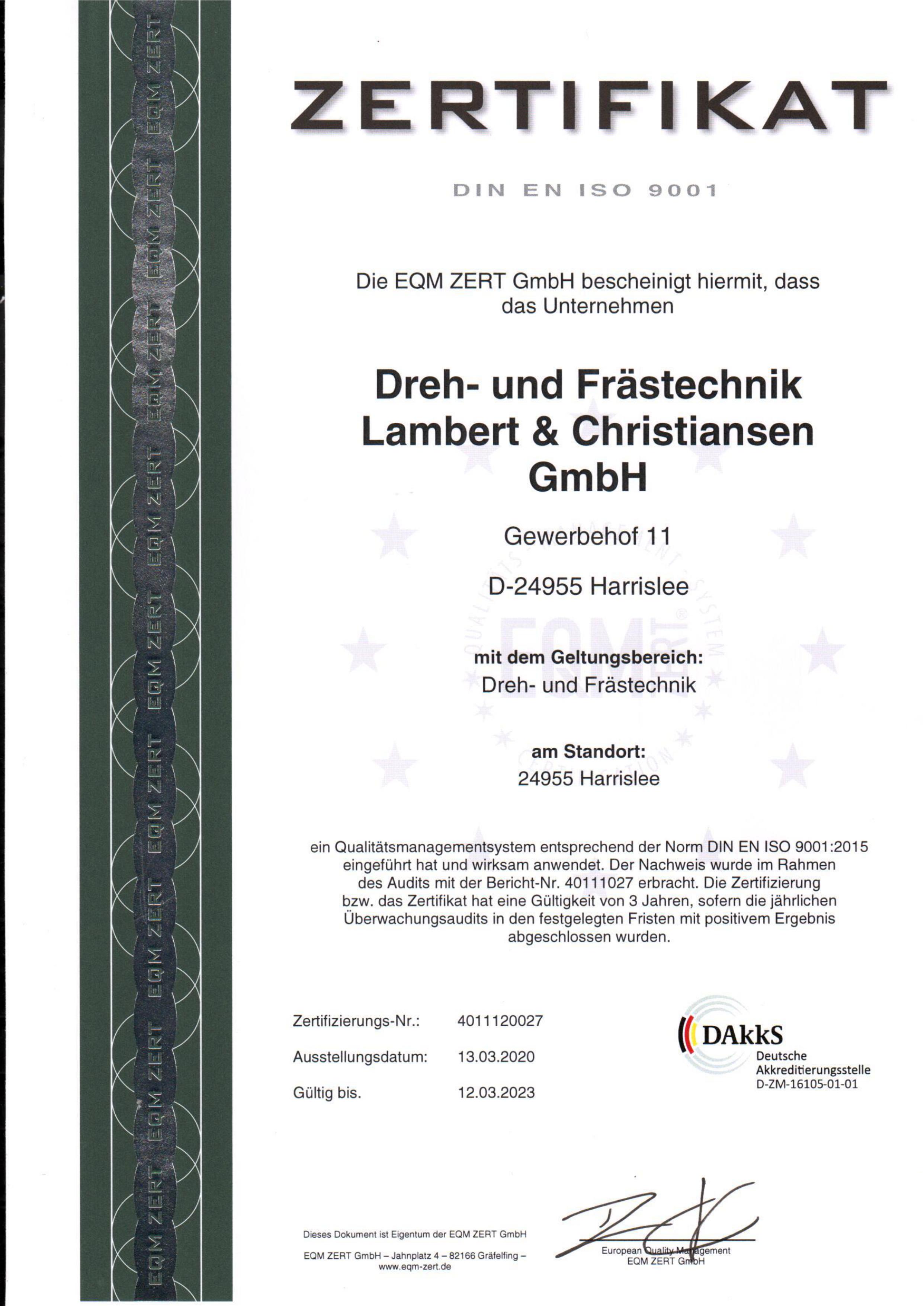 Zertifikat