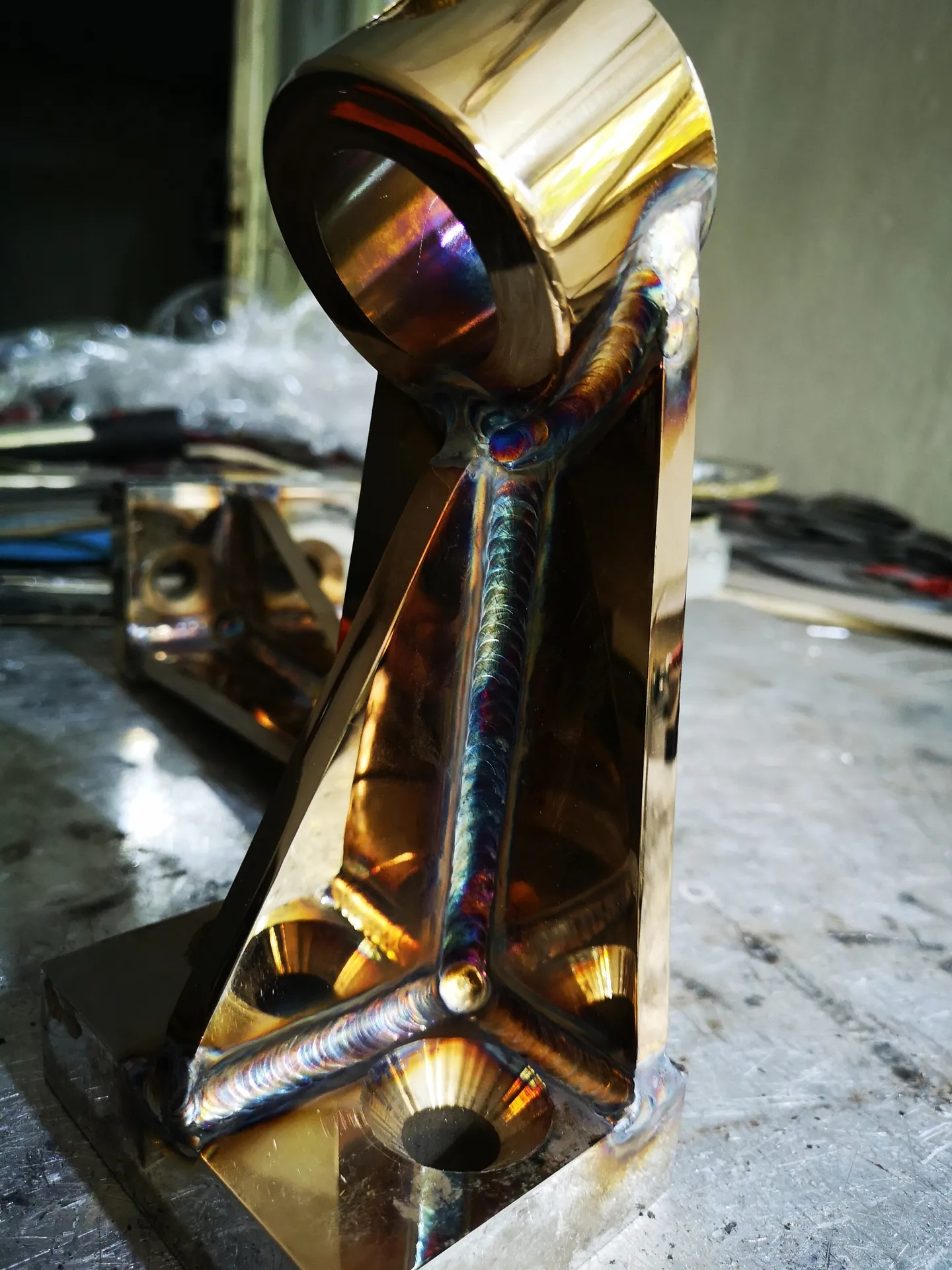 Steering column, stainless steel