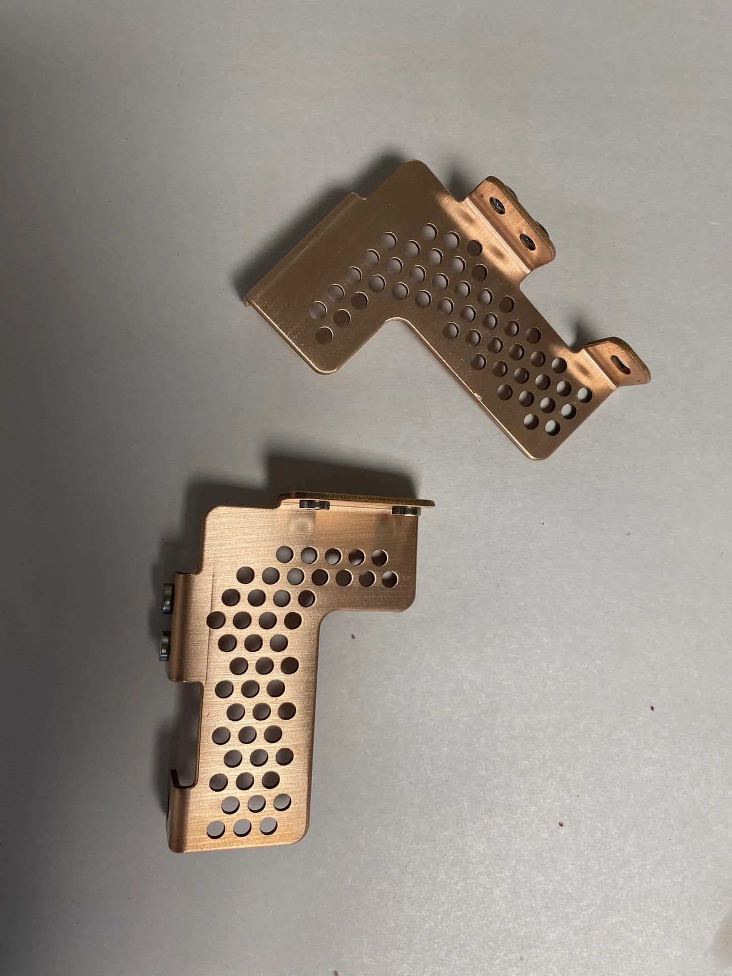 Detail made of copper