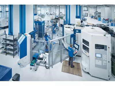 Voll automatisierte Fräszelle 24/7 / Total über 20 Anlagen