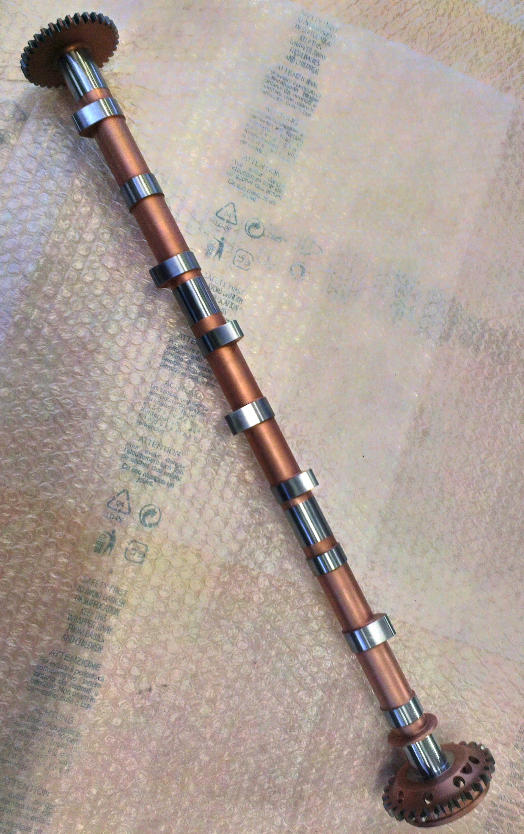 Camshaft for aviation