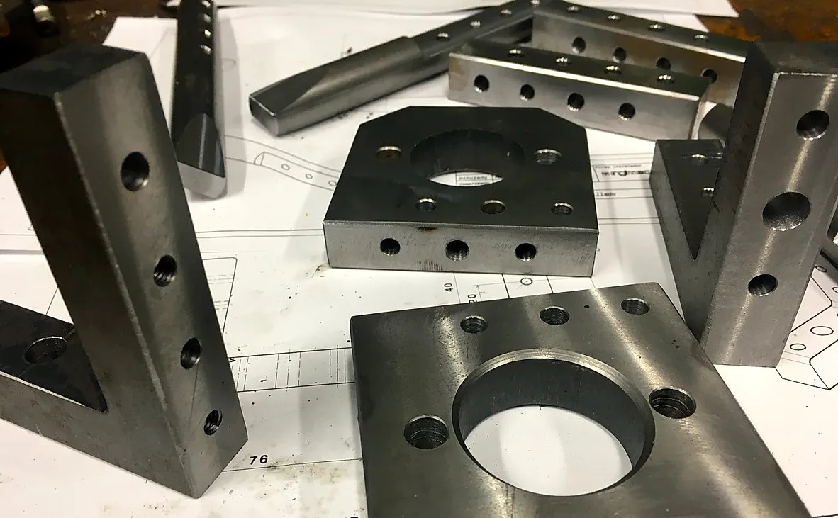 finnished milled jig parts
