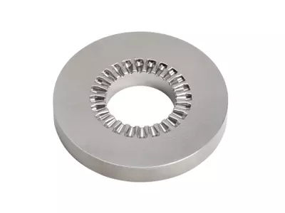 Kopfplatte mit Verzahnung