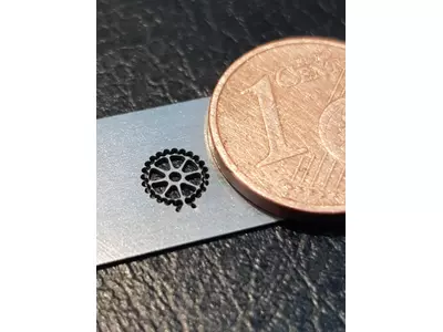 Filigranes Bauteil hergestellt mittels Präzisionsstrahl