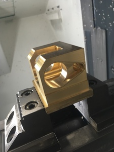 Getriebeblock Messing