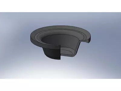 Hydraulic breaker dyaphragm