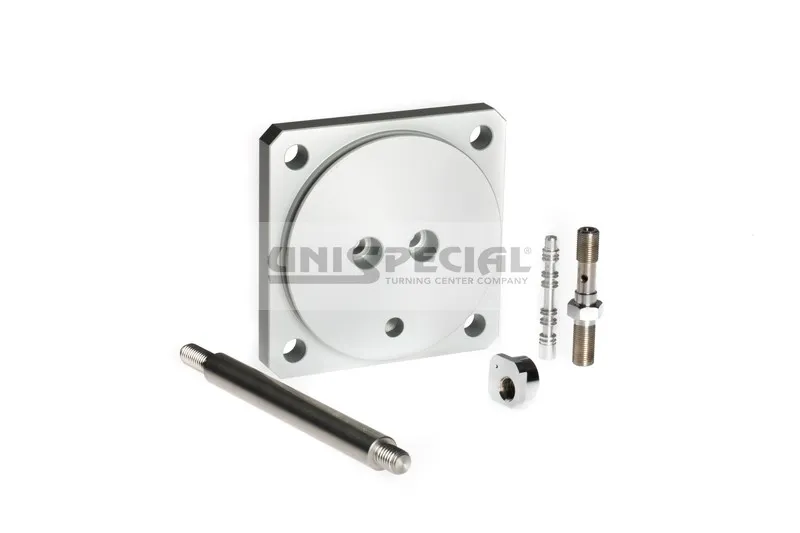 Oleodinamico Pneumatico - Particolari a Disegno - Hydraulic and Pneumatic Systems Machined Parts
