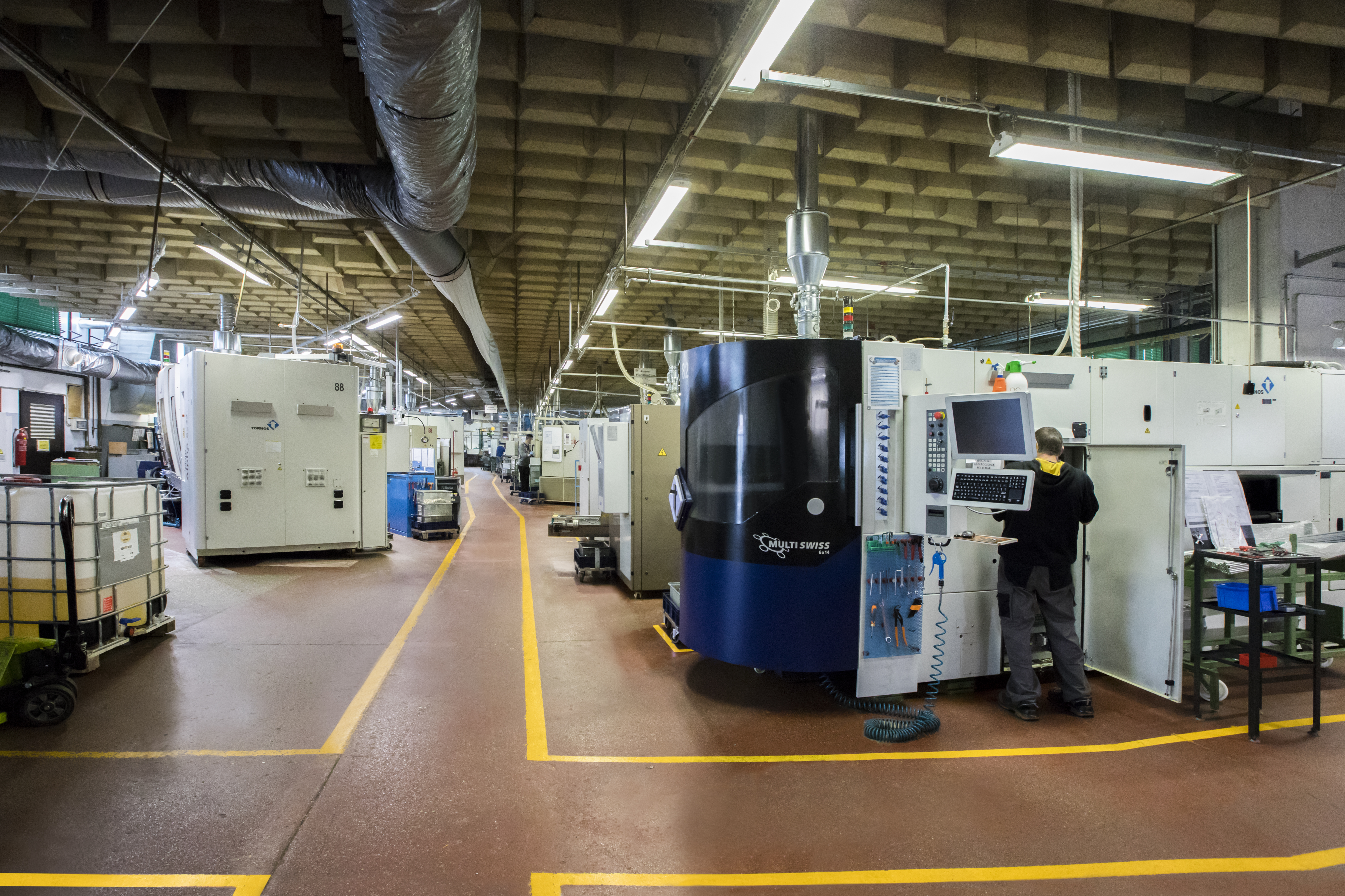 Reparto Plurimandrino CNC