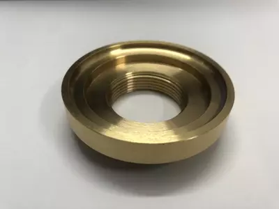 Brass disc with special thread