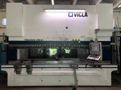 Pressa piegatrice 4MT 250T a 8 assi