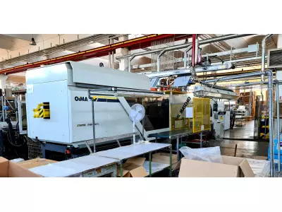 550 tons horizontal injection machine