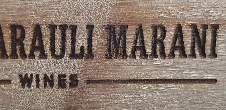 Wood laser labeling