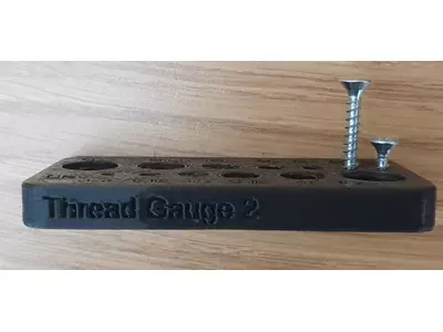 Thread Gauge FDM Print PLA