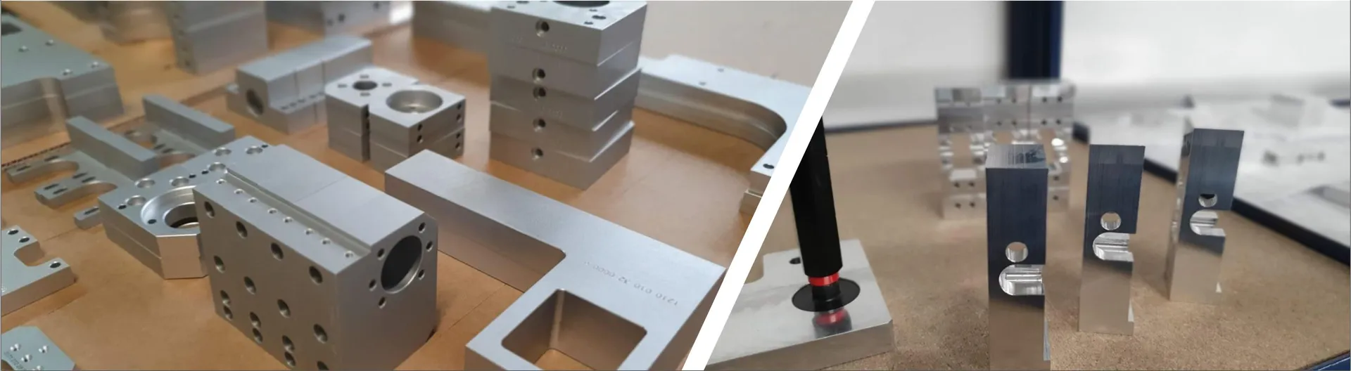 Aluminium machined parts