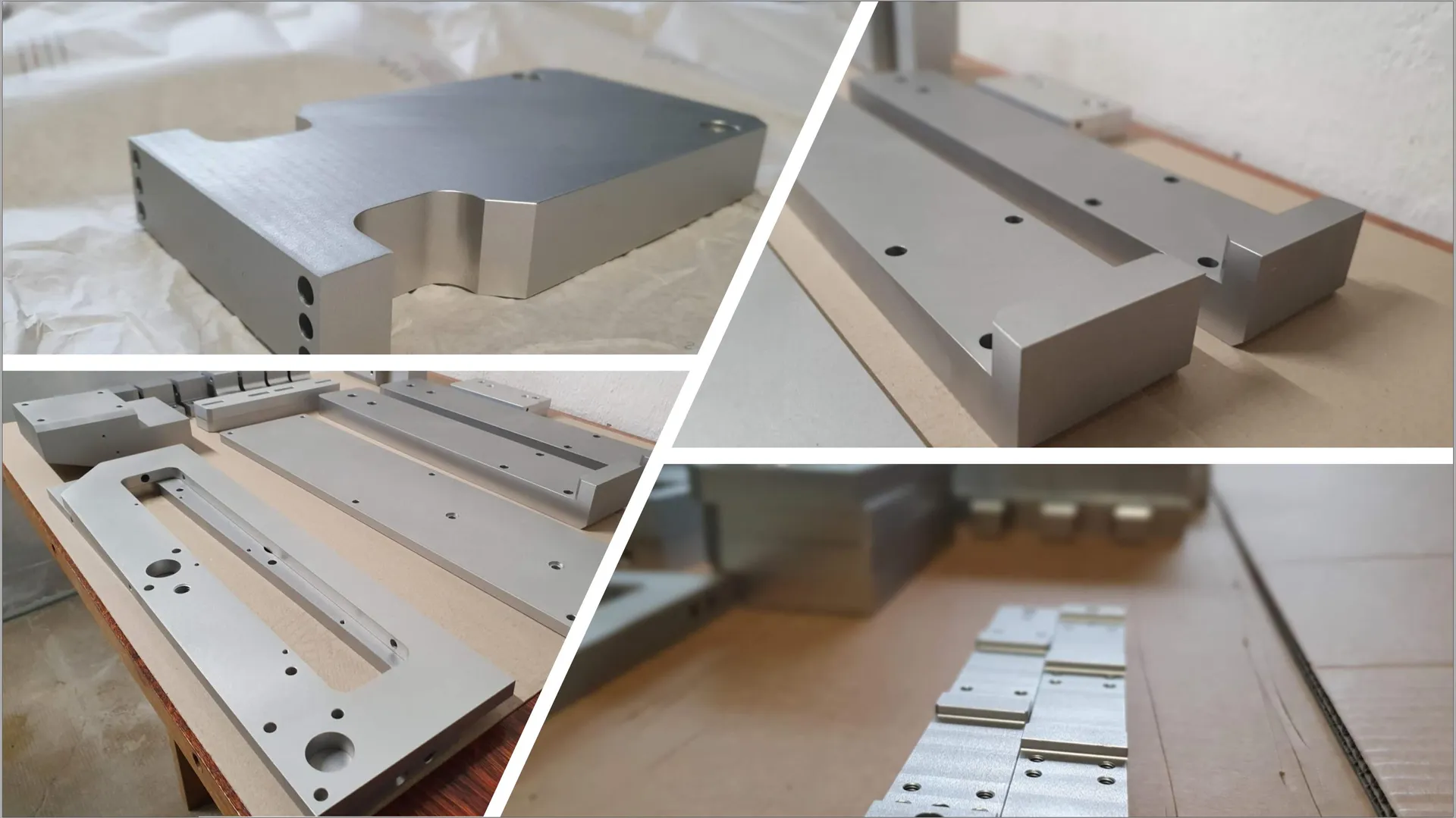 Aluminium machined parts