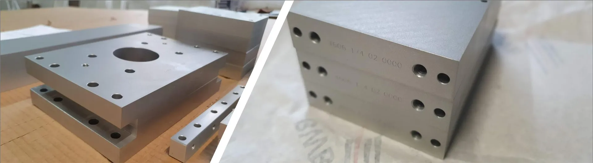 Aluminium machined parts