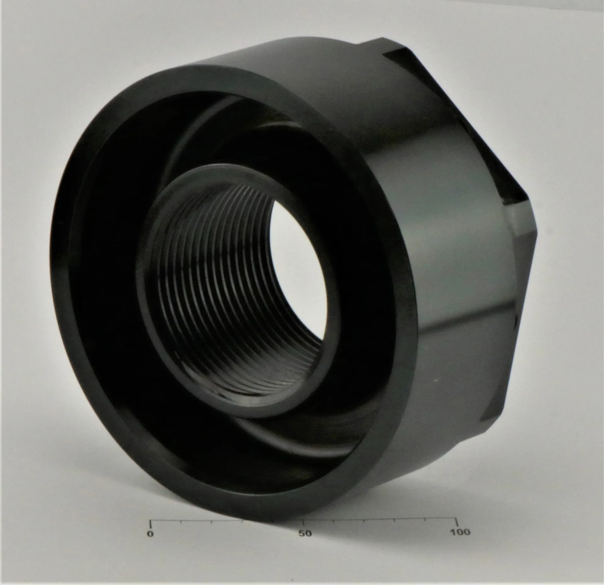 Imperial threaded part with chemical blacking