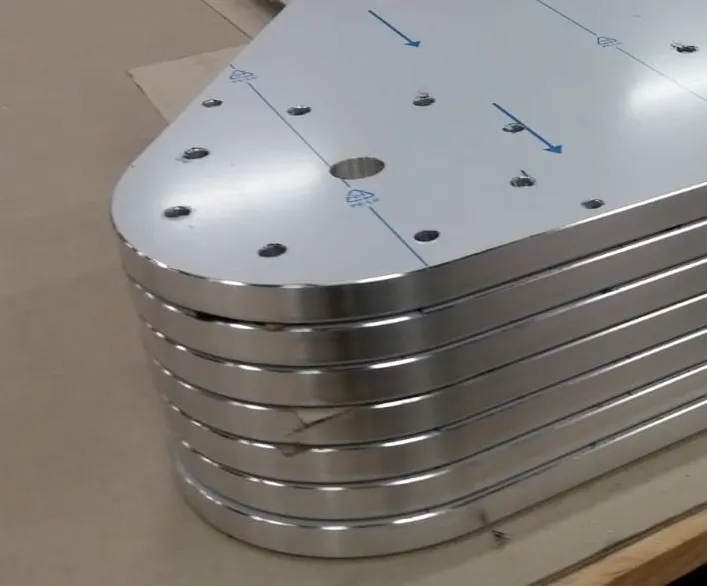 Gefräste Platten