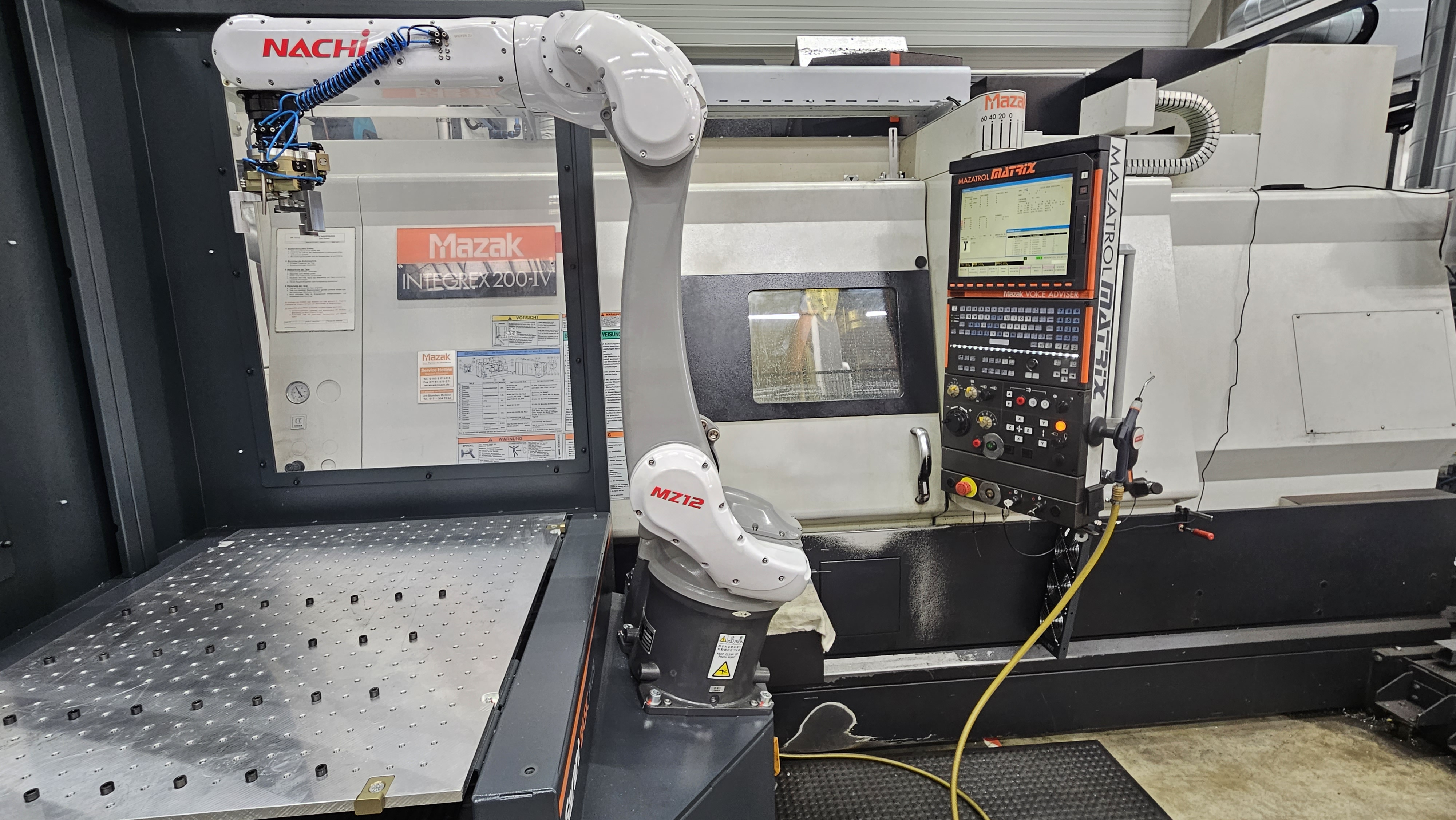 CNC Drehen mit Beladeroboter