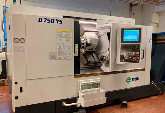 Biglia-B750YS mit Roboterzelle