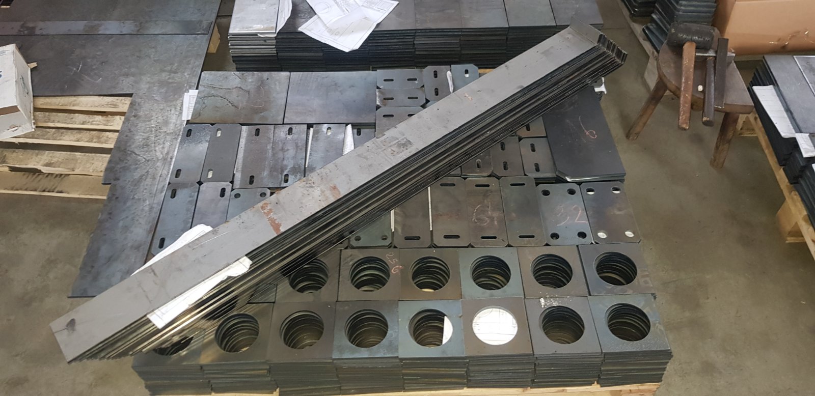 Laser cut parts