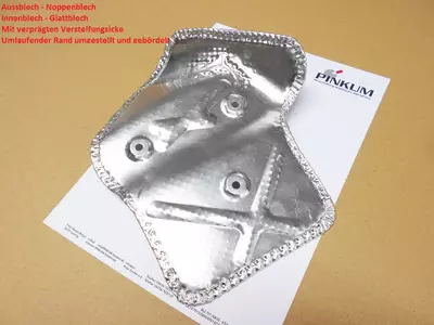 Wärmeschutzblech (Rückseite)