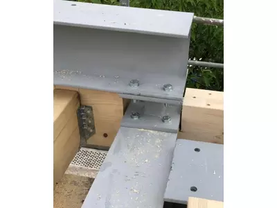 Stahlbau Träger Verbindung