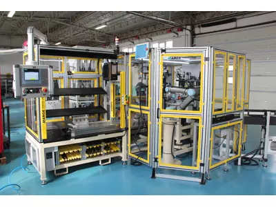 Shock Absorber Piston Rod and Valve Assembly Line