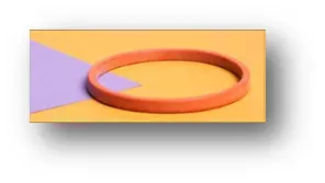 Moosgummi Formdichtung in verschiedenen Farben