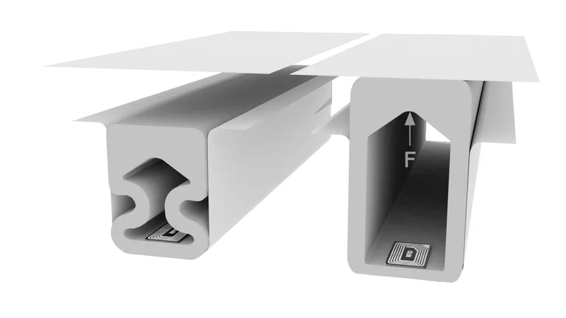 Ausblasbare Dichtung mit RFID Technologie