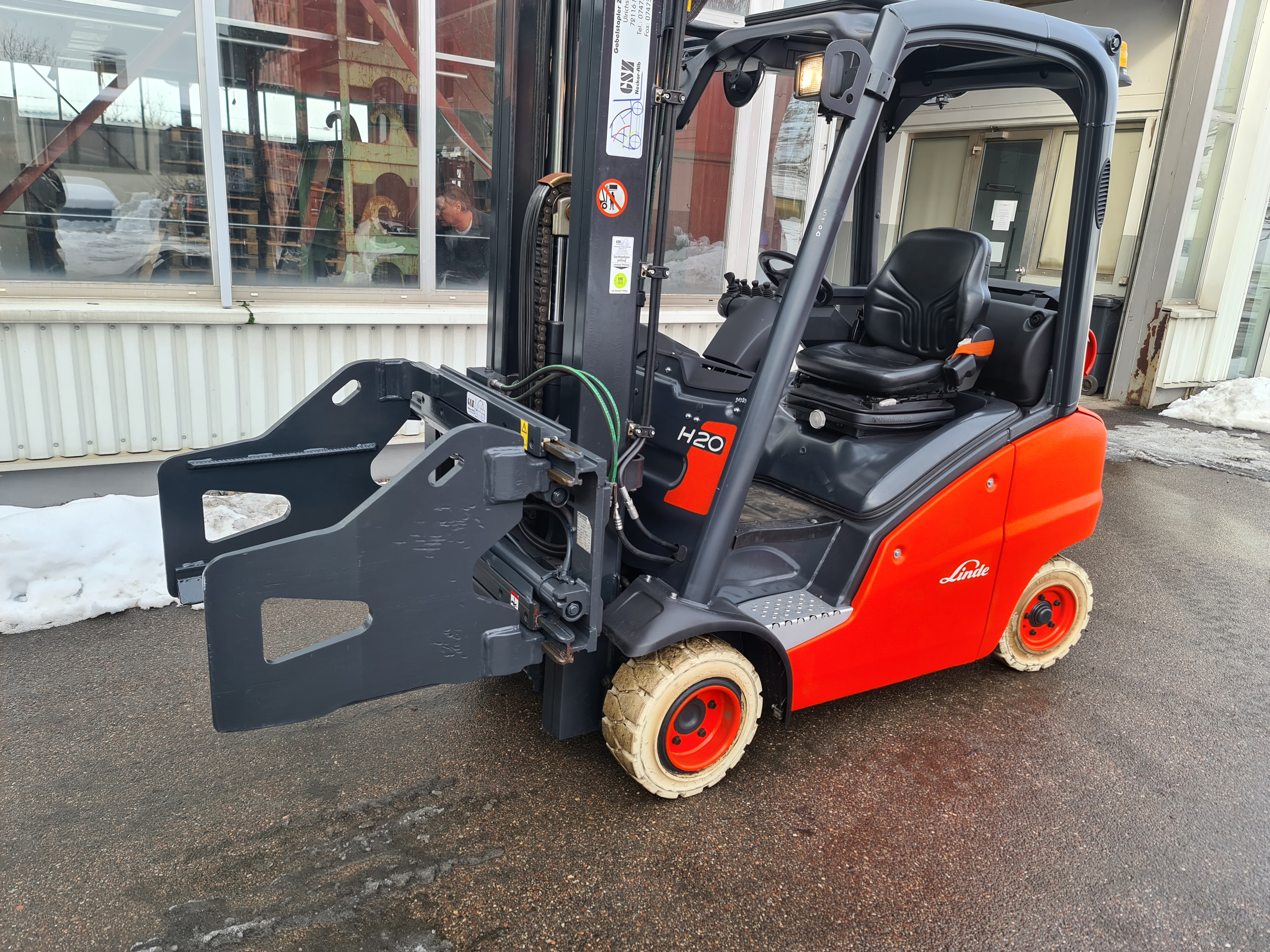 Gabelstapler Umbau Vorher
