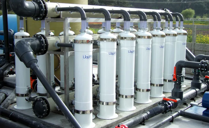 Kunststoffverrohrung für Wasserfiltrationsanlage